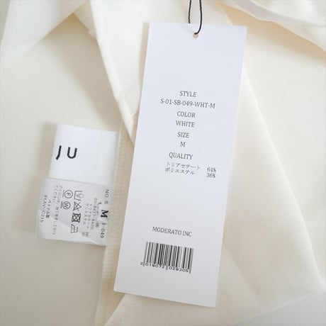 継続販売品 / 未使用 / SOEJU ライトクロスコクーンシルエットブラウス S-01-SB-049 / 2604-0116