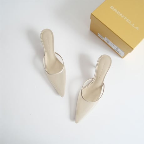 2024SS / 未使用 / ESTNATION購入品 / BRENTELLA / シアーミュールサンダル / 41-100-44-040379 / 2410-1078