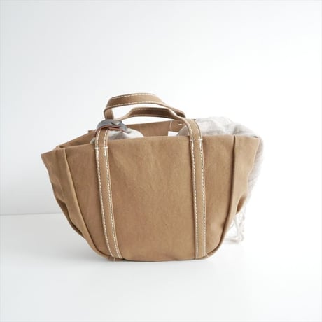継続販売品・人気完売品 / 未使用 / ebagos / キャンバス・カゴポケット付トート / 12630 / 2511-0552