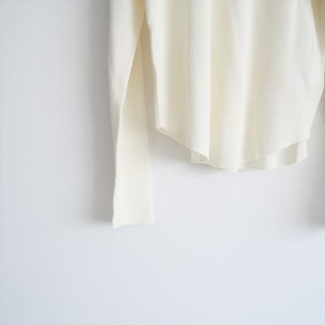 2022AW / 未使用 / DEUXIEME CLASSE / co/ca waffle プルオーバー  / 22070500805030 / 2409-0769