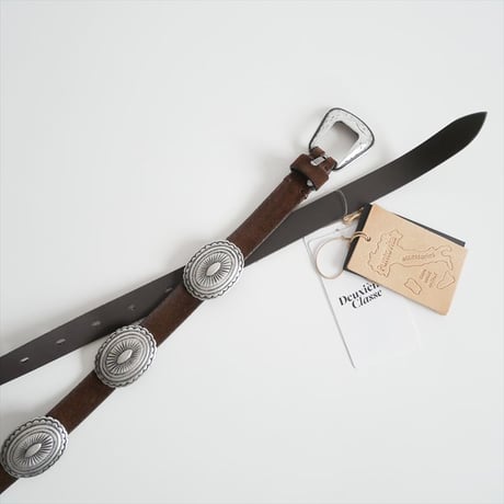 2025・人気完売品 / 未使用 / DEUXIEME CLASSE購入品 / PUNTOVITA CONCHO BELT 25099510000330 / 2604-0441