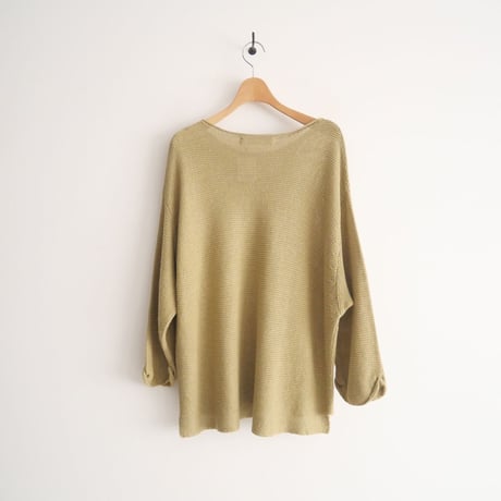 2022SS / L'Appartement / Linen Boat neck Knit / 22080560104510 / 2311-1438