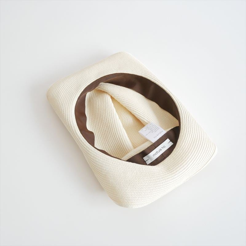 【未使用近】定価19,250円 BOXED HAT 7cm brimgrosgr mature ha. / BOXED HAT 7cm brim / 2510-0326 | r