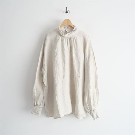 2022AW / journal standard luxe / Lダンガリー ハイネックパフブラウス / 22050440041130 / 2405-0941