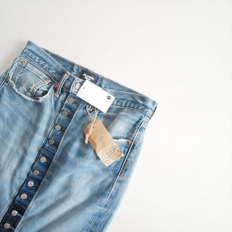 2024AW・人気完売品 / 未使用 / Whim Gazette別注 / Jeanie Blue / BUTTON FLY LONGスカート / 2510-1390