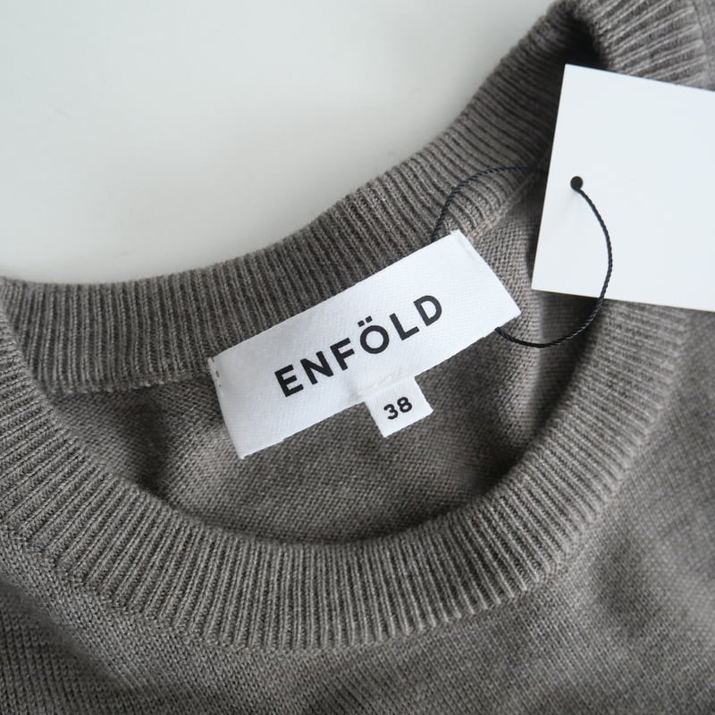 2022AW / ENFOLD / レイヤーヘム BOX PULLOVERニット / 300F 2022AW / ENFOLD / レイヤーヘム BOX PULLOVERニット / 300F