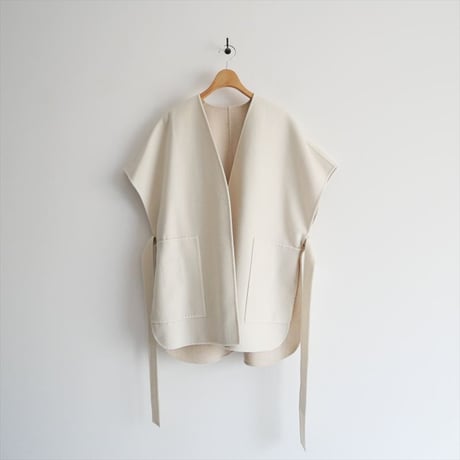 2023AW / Drawer / PRE1 ハウンドトゥースリバー ジレ  / 6522-234-0814 / 2512-0848