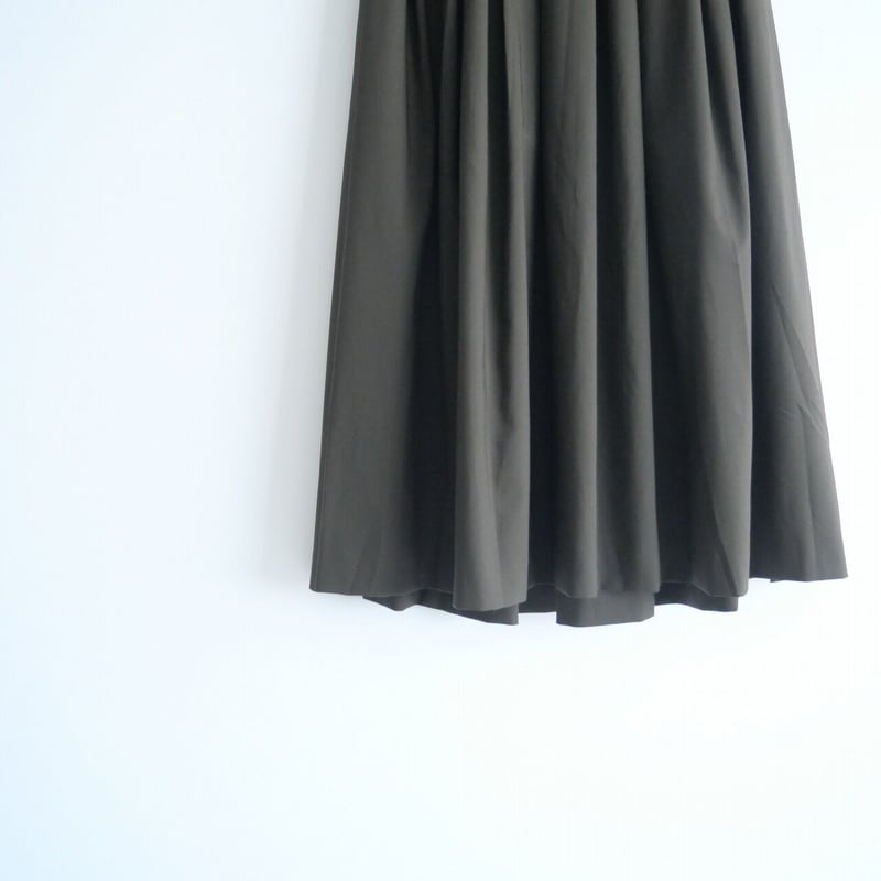 2020AW / IENA / カルゼストレッチランダムタックスカート / 2204-07 