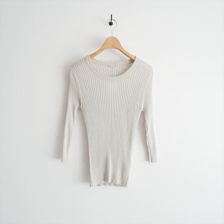 2025SS・人気完売品 / L'Appartement COTTON RIB KNIT 25080560310010 / 2604-0809