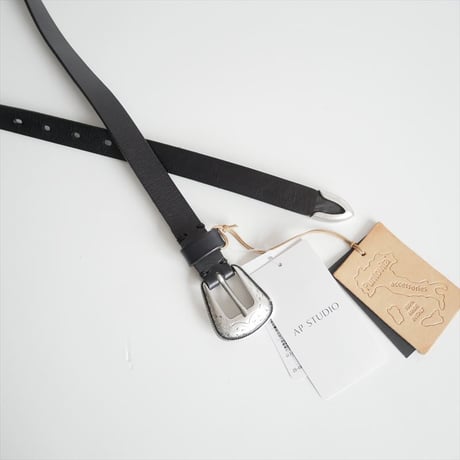 2025・人気完売品 / 未使用 / AP STUDIO別注 / PUNTOVITA WESTERN BELT 25099587000430 / 2604-0442