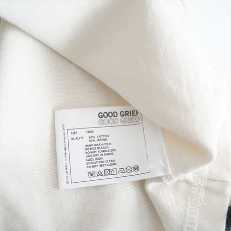 2024SS・人気完売品 / L'Appartement別注 / GOOD GRIEF! / FADED PRINT FOOTBALL TEE / 24070560212010 / 2410-0740