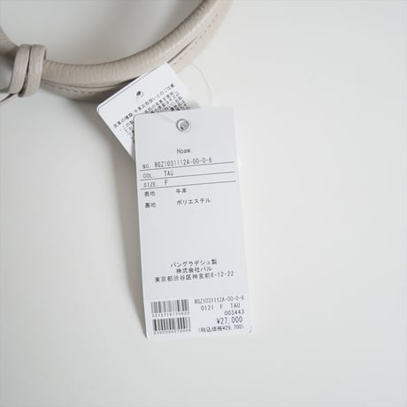 継続販売品 / Hoaw. / Whim Gazette / ボストンバッグ / WGZ1031112A0006 / 2411-1176
