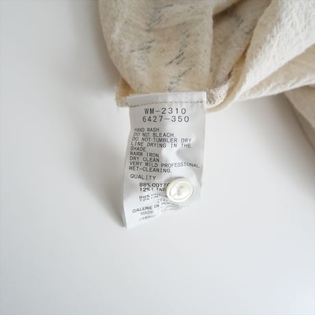2023 / pas de calais / Love letter print ブラウス / 6427 / 2407-0708