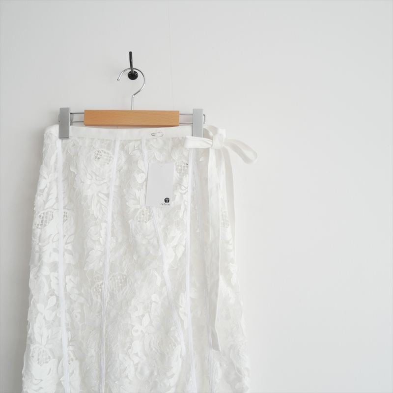 美品✨IENA LA BOUCLE チュールドット刺繍タックスカート IENA LA BOUCLE ドットチュールフリンジラップスカート（その他