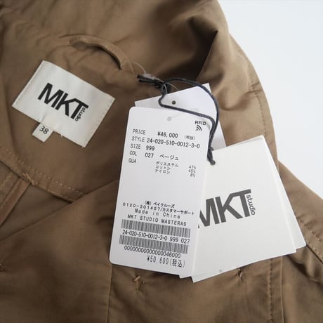 2024・人気完売品 / 未使用 / DEUXIEME CLASSE購入品 / MKT STUDIO / MASTERAS COAT / 24020510001230 / 2504-0581