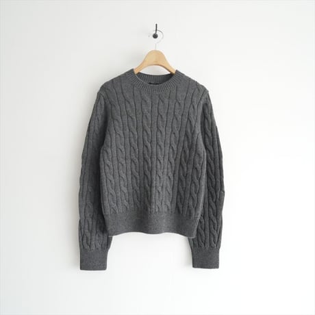 2023AW / 未使用 / LOEFF / ケーブルニット / 8813-106-0046 / 2502-0302