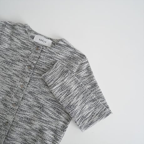 継続販売品・人気完売品 / SOEJU / ジャケットライクツィーディーカーディガン / S-00-CS-023 / 2504-0627