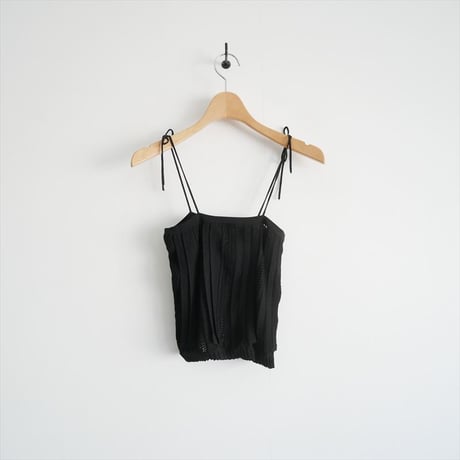 2025SS / THE SHISHIKUI / Suke cami / black / 2512-0542
