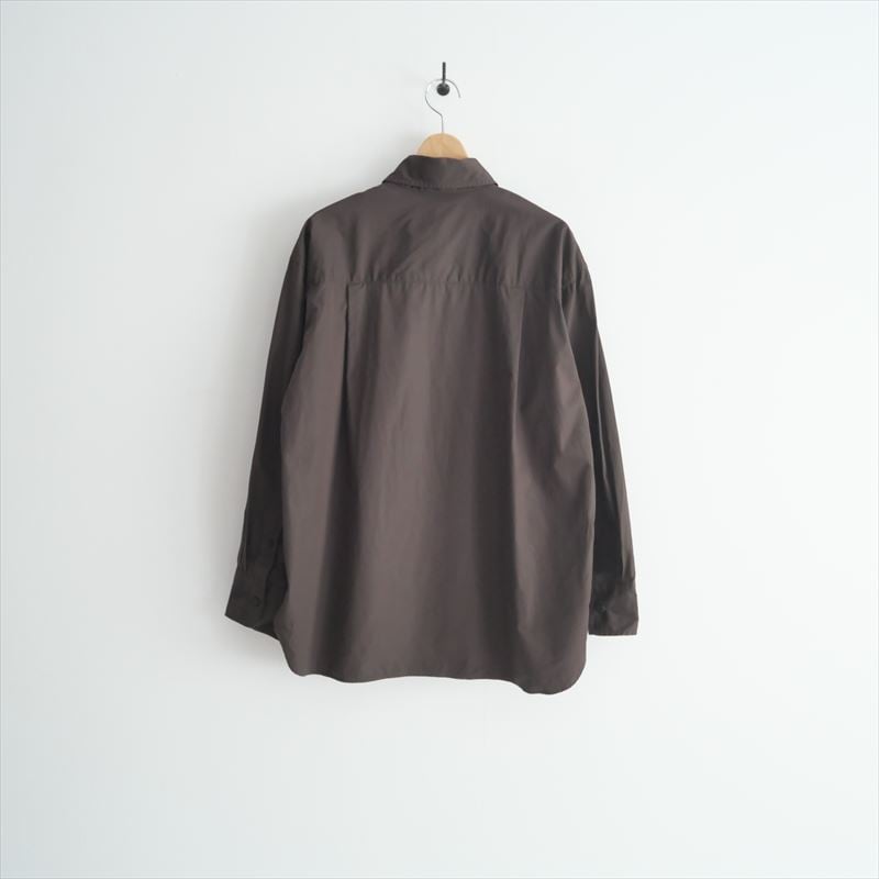 【新品】Deuxieme Classe conventional シャツ 茶 2024AW・人気完売品 / DEUXIEME CLASSE / conventional シ