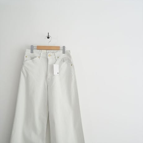 2024 / 未使用 / MUSE de Deuxieme Classe購入品 / SURT / MANNISH BAGGY デニム(WHITE) / 2509-0626