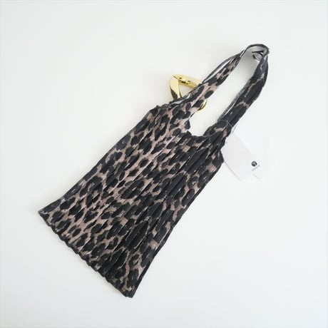 2023 / 未使用 / DEUXIEME CLASSE / LEOPARD MINI プリーツ バッグ / 23092510003110 / 2408-0958