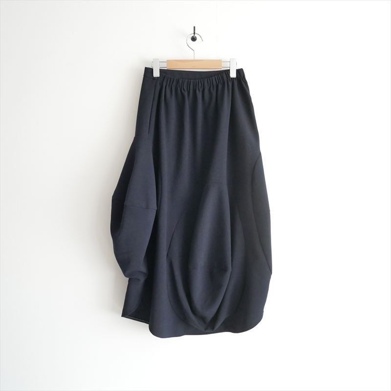 ENFOLD 23aw ダブルクロス コクーンホールスカート　ブラック　38 ENFOLD(エンフォルド)｜ダブルクロス コクーンホールSK/スカート