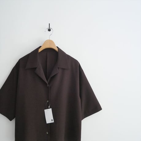 2024AW・人気完売色 / RIM.ARK / Open collar half sleeve SH / 460HAL30-1301 / 2505-0603