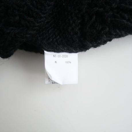 2023AW / crinkle crinkle crinkle / hand knit mini jacket：ニットジャケット / CC-2026 / 2402-0352