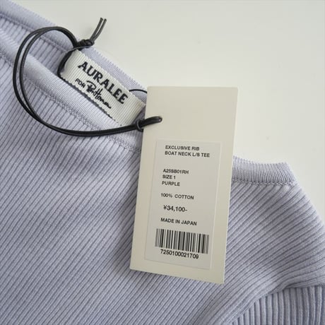 2025SS・人気完売品 / 未使用 / Ron Herman別注 / AURALEE / ギザボートネックプルオーバー / A25SB01RH / 2505-0801