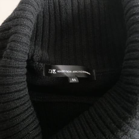 2023AW / 23区 / 【洗える】ウールカシミヤ タートルネック ニットワンピース / OPWWSW0650 / 2409-0752