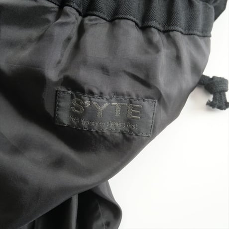 継続販売品 / S'YTE / Yohji Yamamoto / WASHER FINISHED WOOL GABARDINE LAYERED PANTS / 2411-1761