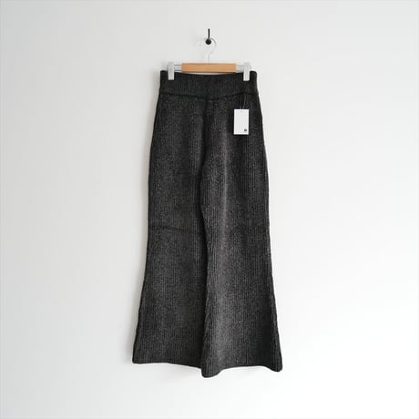 2024AW / 未使用 / ADAM ET ROPE / 【洗える】ミックスモールヤーンニットパンツ / GAS24000 / 2506-1123