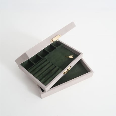 〇継続販売品 / JOURNAL STANDARD FURNITURE / JEWELRY BOX A5 ジュエリーボックス＋トレー セット / 2507-0698