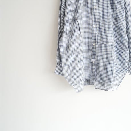 ASEEDONCLOUD / Homey cloth check リネンブラウス  / 221602 / 2509-2124