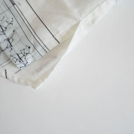 2022 / ASEEDONCLOUD / Hiraeth map print shirt  / 222601 / 2508-2209