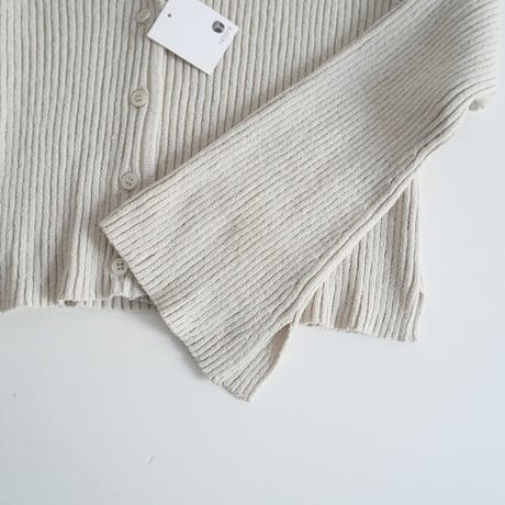 2023 / 未使用 / L'Appartement / Boucle 2way Short Cardigan / 23080560200330 / 2311-1317