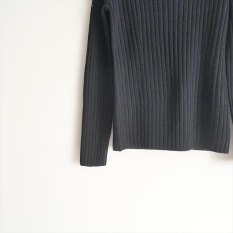 2023AW / DES PRES / TOMORROWLAND / ウールベーシックリブ ハイネックプルオーバー / 22023402304 / 2404-2051