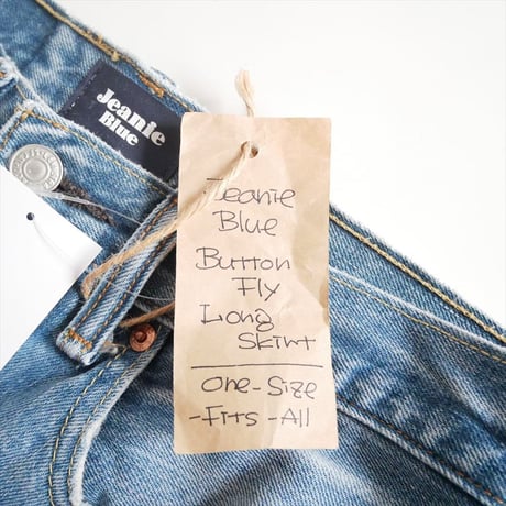 2024AW・人気完売品 / 未使用 / Whim Gazette別注 / Jeanie Blue / BUTTON FLY LONGスカート / 2510-1390