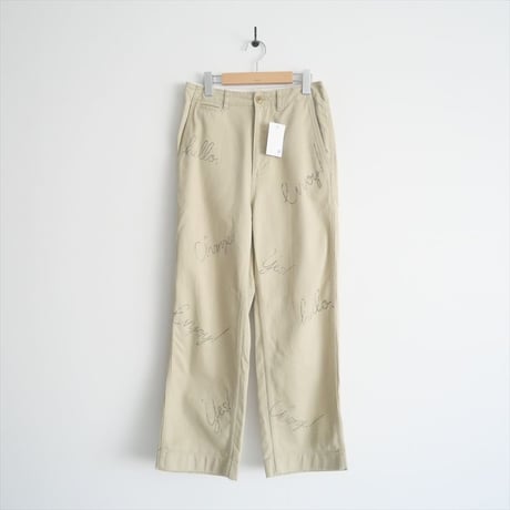 2024 / FRAMeWORK / DRAWING CHINO PANTS / 24030220616010 / 2410-1437