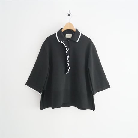 2025・人気完売品 / UNITED ARROWS / ミニマル フリル ポロニット / 15181061887 / 2508-0220