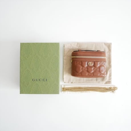 GUCCI GGキルティング ミニ トップハンドルバッグ / 2605-1417