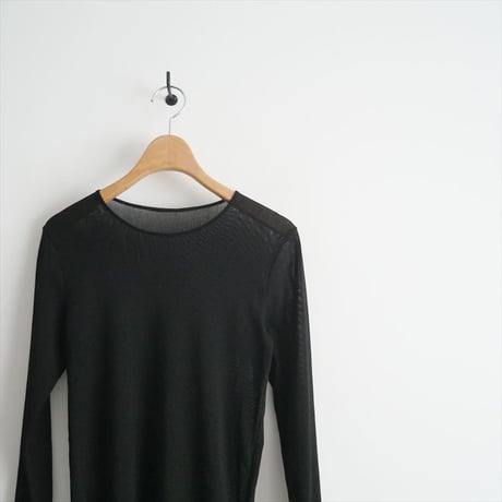 2024AW今季 / 未使用 / Plage / Mesh Sheer ロンT / 24070922106130 / 2410-0945