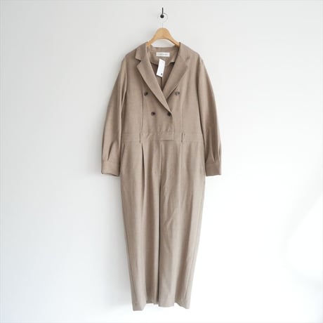 人気完売品 / Whim Gazette THE PAUSE テーラーカラージャンプスーツ WGZ1042109A0002 / 2604-0493