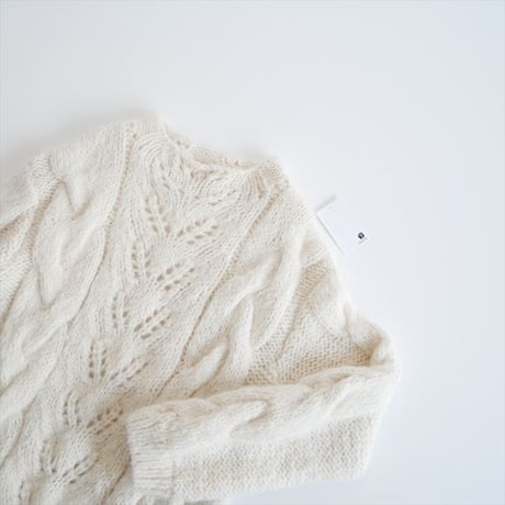 2023AW / CASA FLINE / ALPACA WOOL KNIT PULLOVER / 1234302030 / 2512-2238