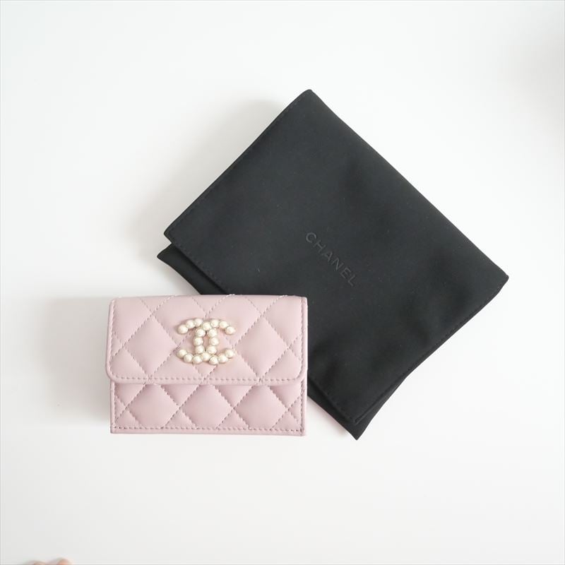 2024SS今季 / CHANEL / スモール フラップ ウォレット ラムスキン
