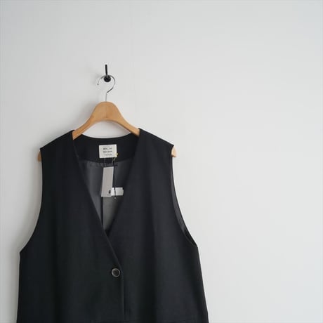 2024AW・人気完売品 / atelier naruse / cotton&wool herring-bone jumper skirt / na-f03098 / 2501-0638