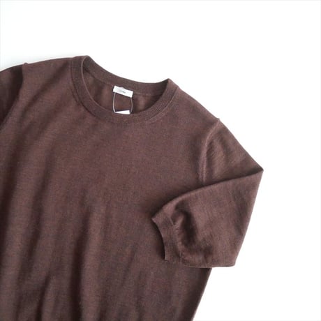 2024AW / IENA / ARKABA クルー半袖プルオーバー / 24080900492030 / 2512-2184