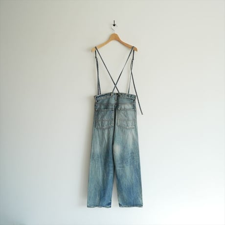 人気完売品 / Whim Gazette / サスペンダーDENIM / WGZ1022202A0009 / 2510-1488