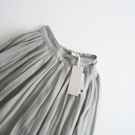 2024SS / MARILYN MOON / Tuck technique sheer cotton skirt / 4242-138 / 2408-2026