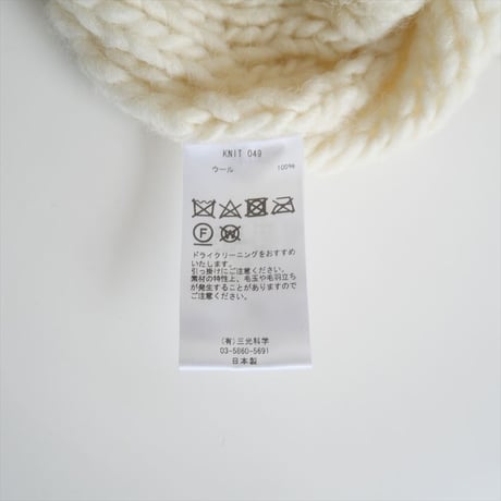 2022AW / Plage同型お取扱い / enrica / PINプルオーバーニット / KNIT049 / 2501-0501